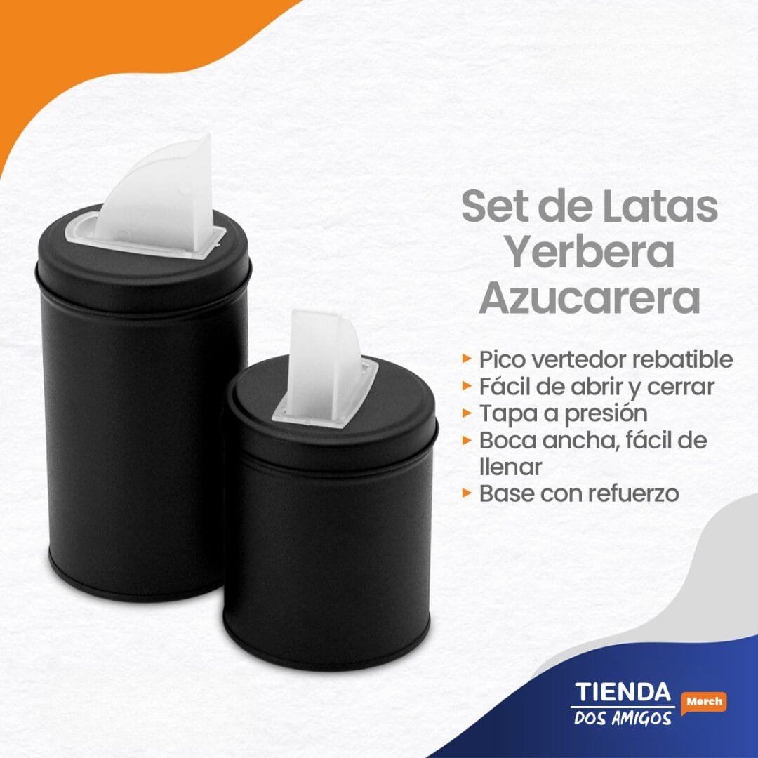 Mate viajero y set latas