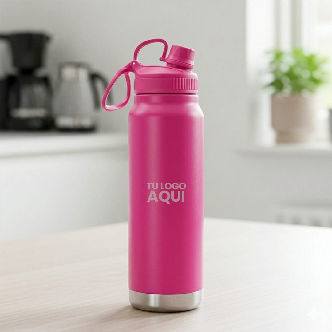 Botella térmica 800ml tapa a rosca