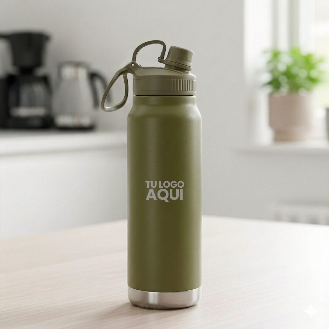 Botella térmica 800ml tapa a rosca