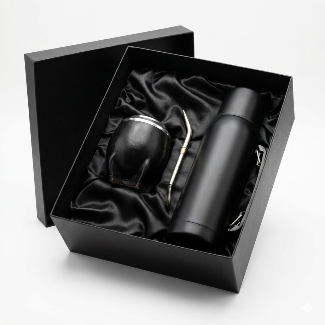 Packaging termo y mate caja negra