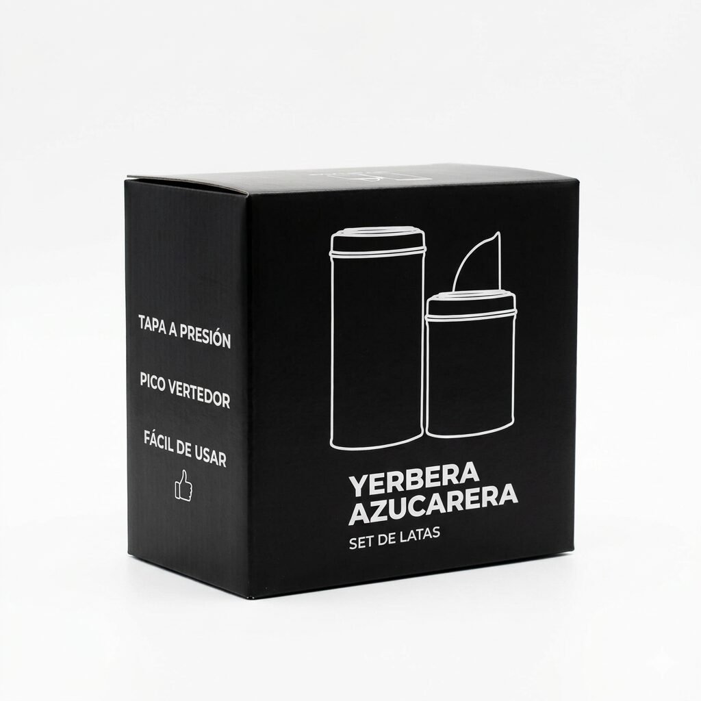 Packaging set latas